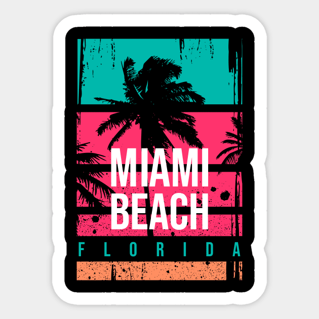 Miami Beach Sticker by kani